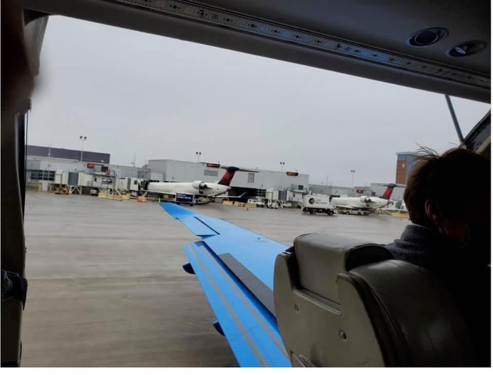 plane’s emergency exit door flies off right before take off after pilots fail to complete pre-flight checklist