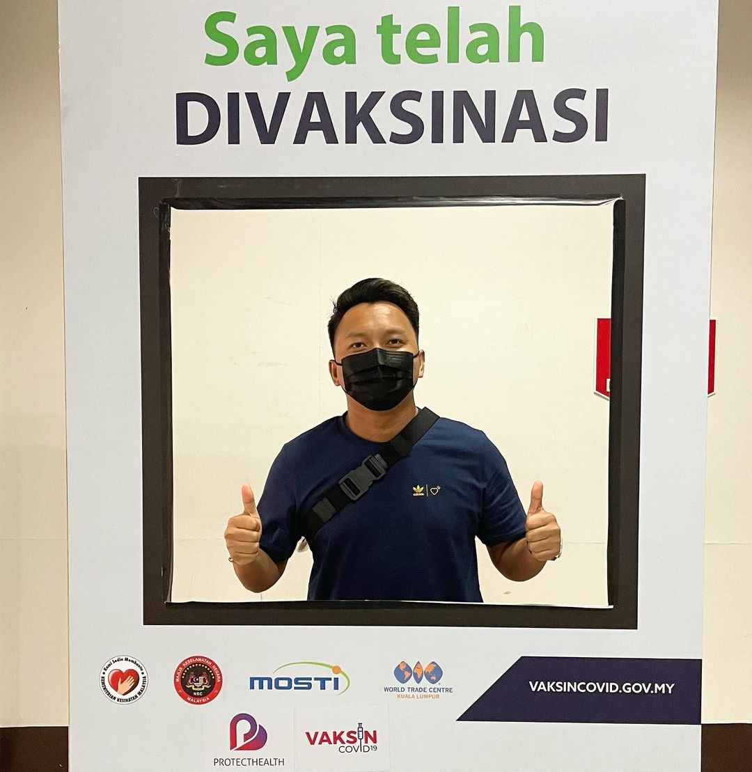 radin jalan tanggungjawab, selesai terima dos pertama vaksin covid-19