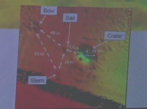 kawah misteri ditemui dekat dengan bangkai kapal selam kri nanggala-402