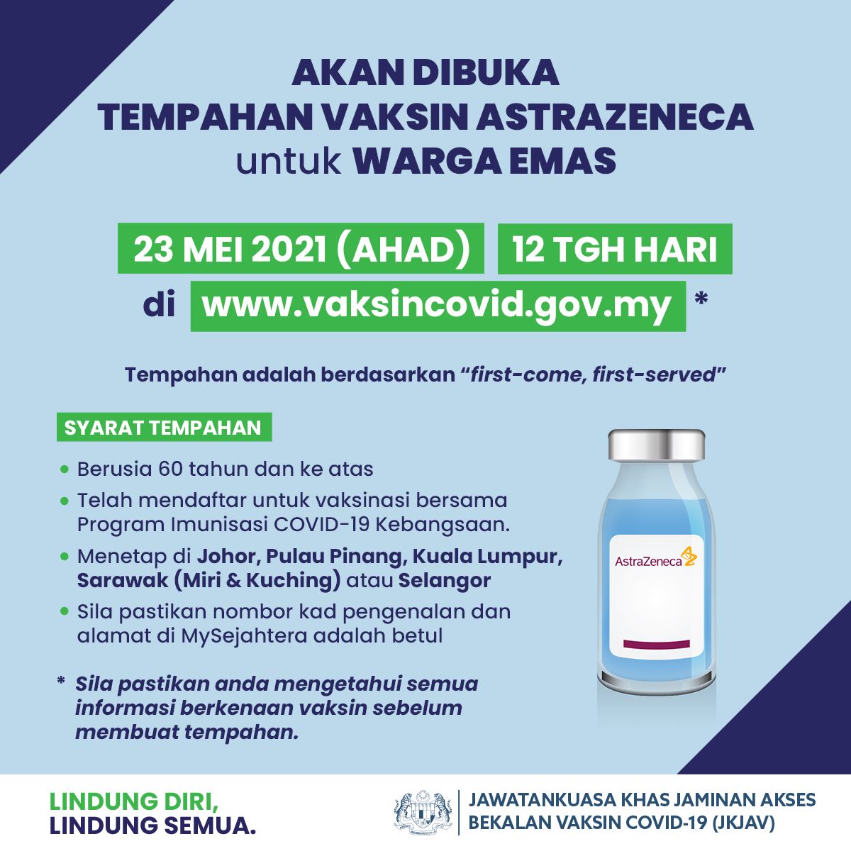 kumpulan kedua vaksin astrazeneca selamat tiba di malaysia