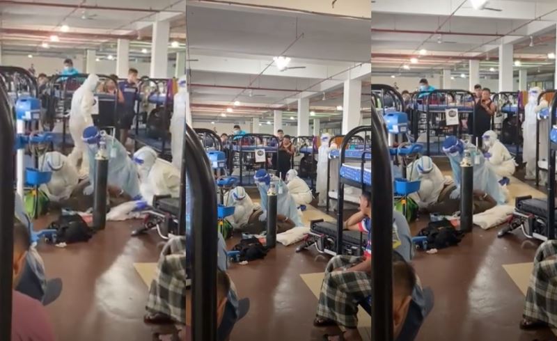 video of frontliners saving covid-19 patient at quarantine centre goes viral!