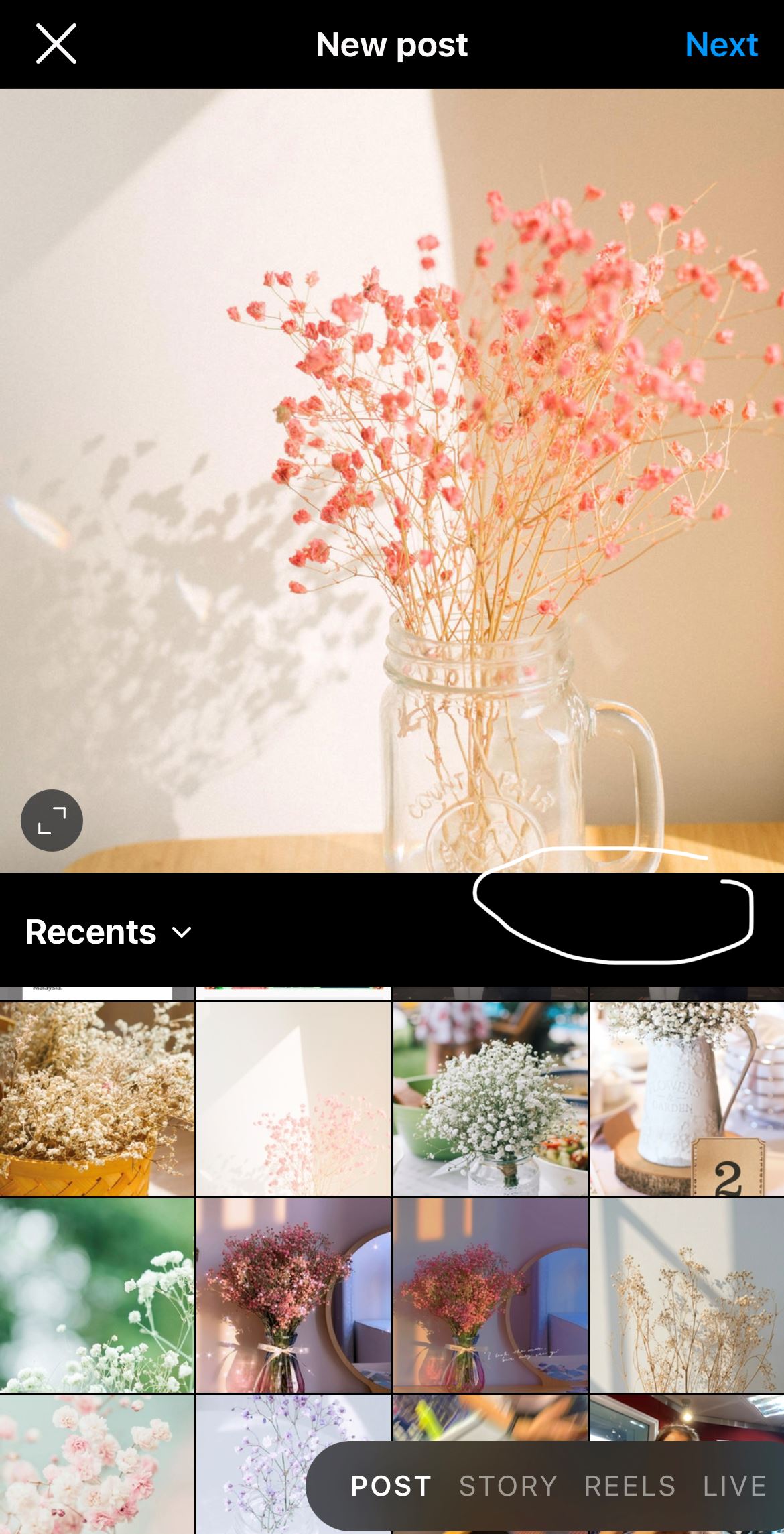 ig不能发多图了❓原来是换了方法❗️只需「长按」就能做到咯