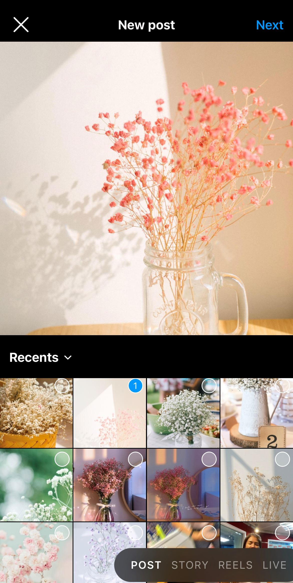 ig不能发多图了❓原来是换了方法❗️只需「长按」就能做到咯