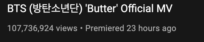 bts lakar sejarah, ‘butter’ peroleh 100 juta tontonan kurang 24 jam