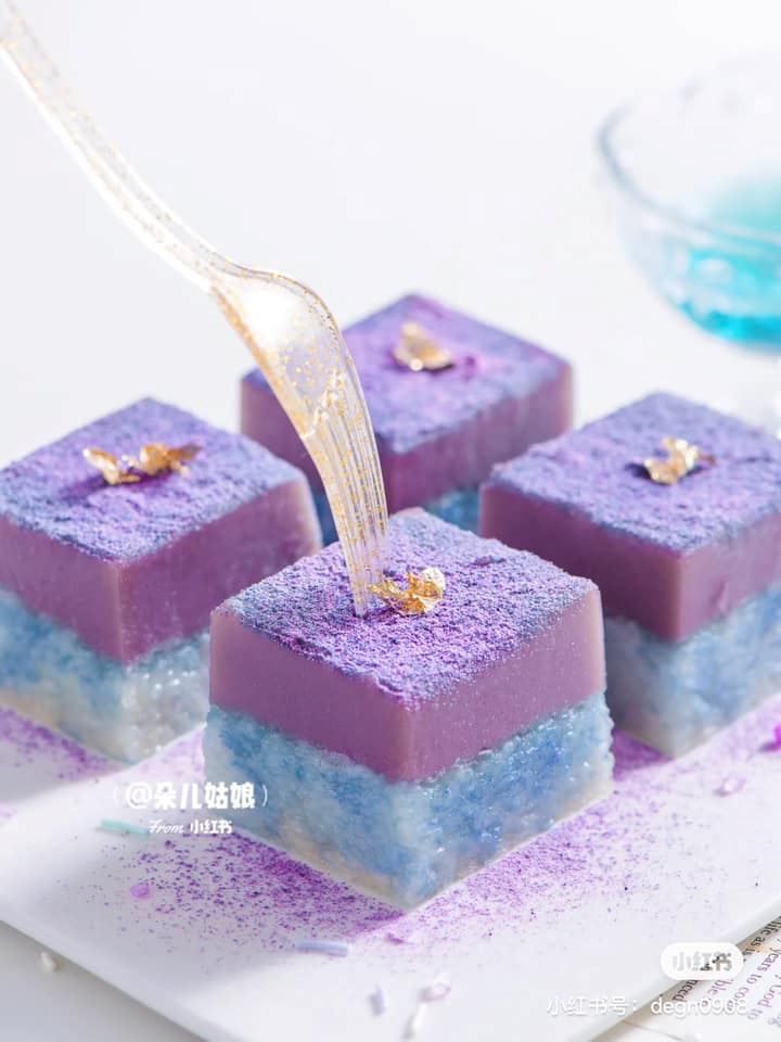 深受大家喜爱❗️超梦幻「星空娘惹糕」制作教程💜