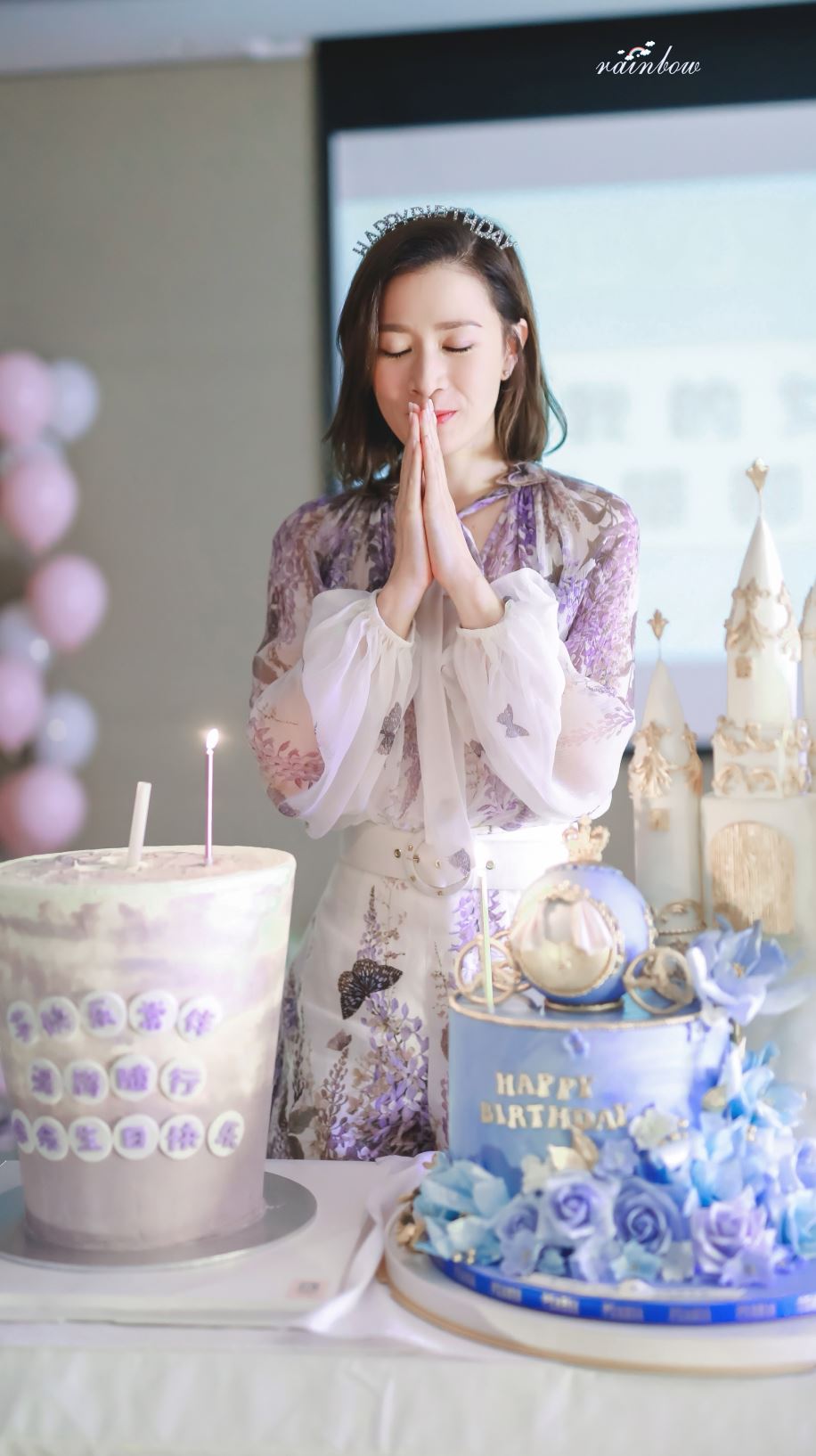 佘诗曼生日收528支玫瑰❗️欧阳震华连续10年送祝福🎂