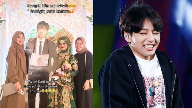 wanita 'bawa' jungkook bts ke majlis perkahwinan, jadi sebutan media korea