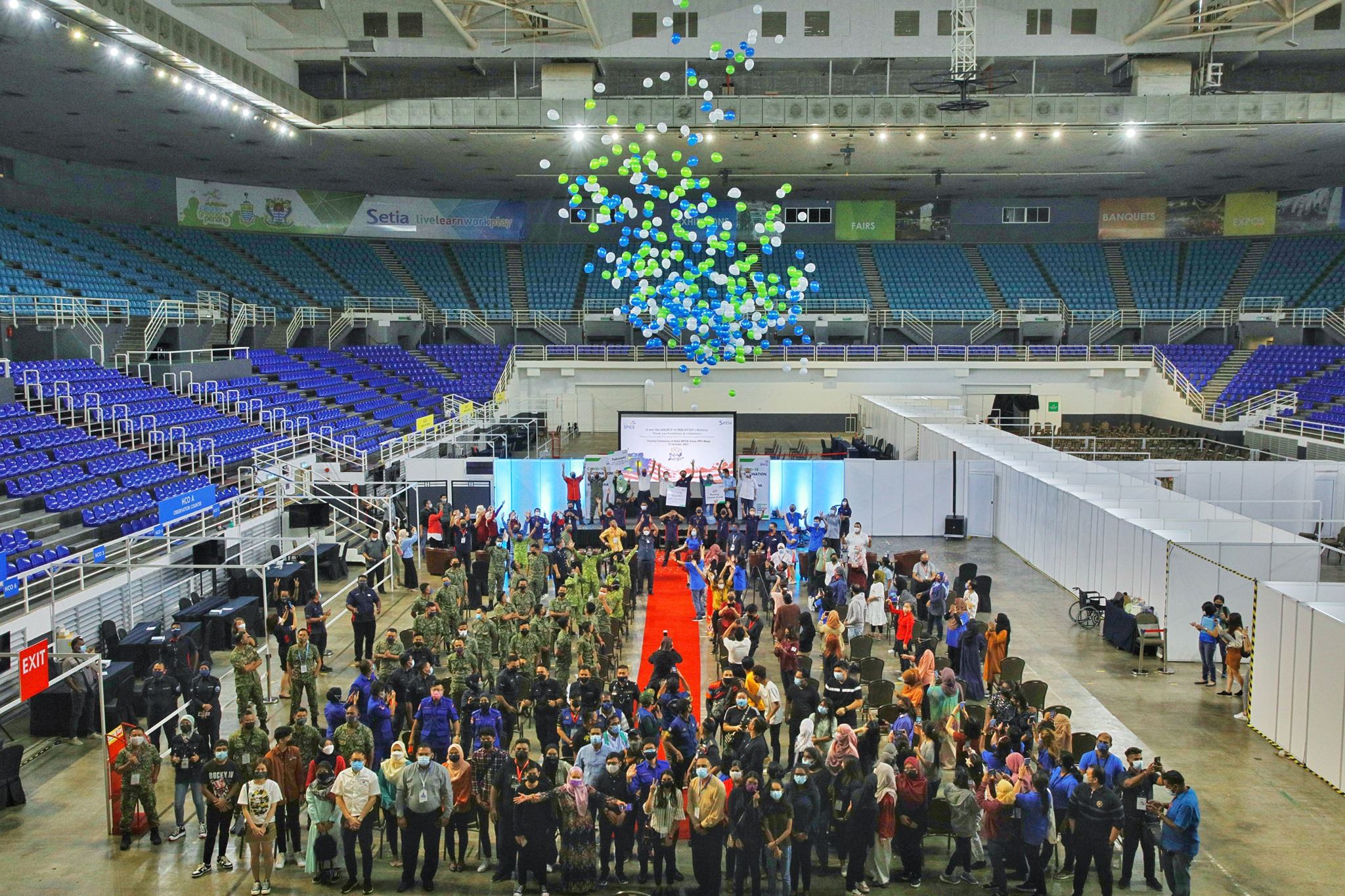 frontliners celebrates the closure of penang mega ppv after 147 days!