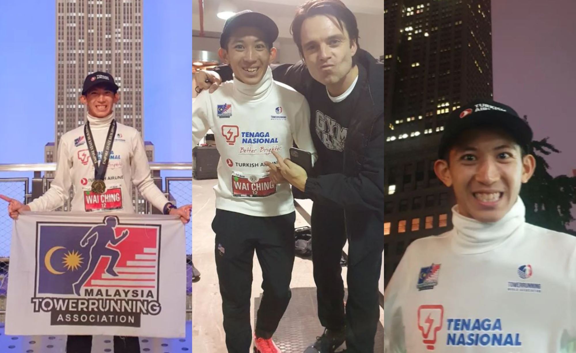 tower runner, soh wai ching is the first asian to win the empire state building run up!
