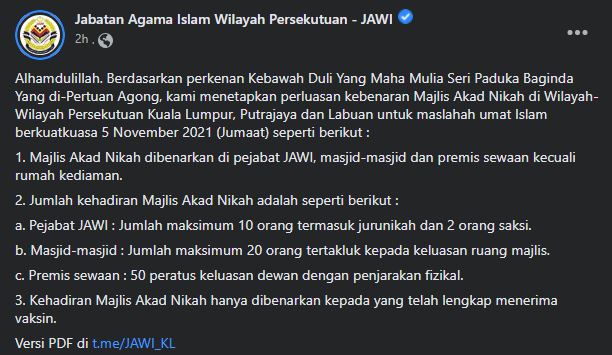 kl, putrajaya, labuan benar majlis akad nikah di hotel & tempat khas