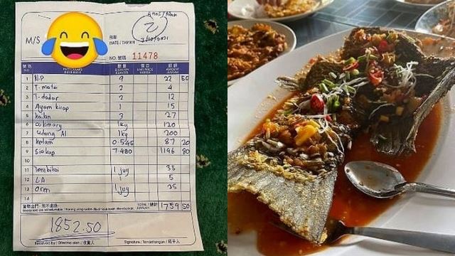 pelanggan siakap langkawi tampil jelas isu sebenar, nafi dakwaan pemilik restoran - “tiada maklum kepada kami itu ikan pameran”