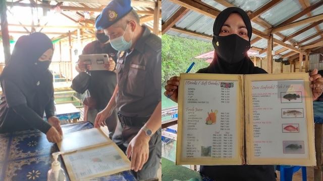 pelanggan siakap langkawi tampil jelas isu sebenar, nafi dakwaan pemilik restoran - “tiada maklum kepada kami itu ikan pameran”