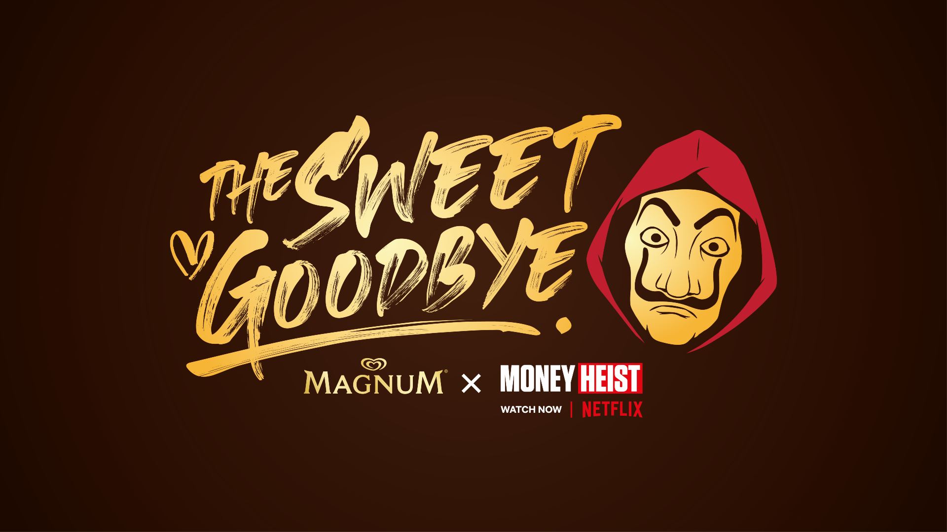 magnum partners with money heist to bid a sweet goodbye