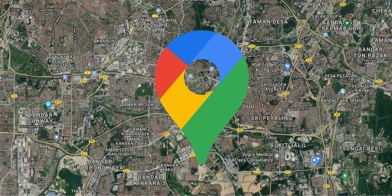 cara masukkan nama jalan & laluan pada google maps