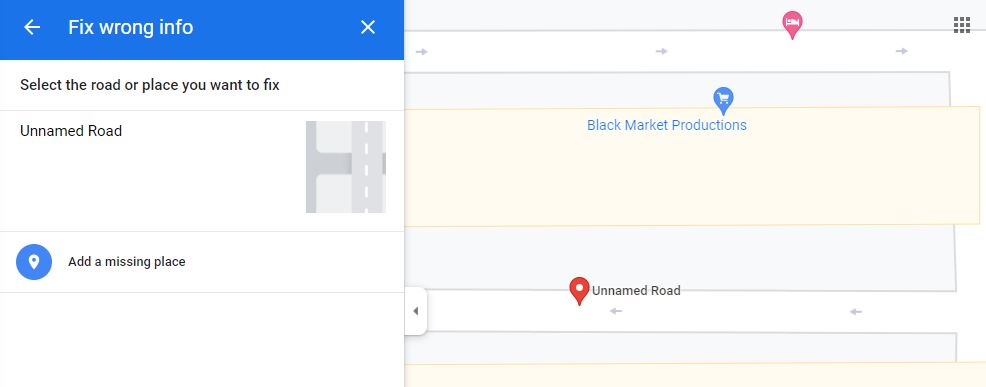 cara masukkan nama jalan & laluan pada google maps