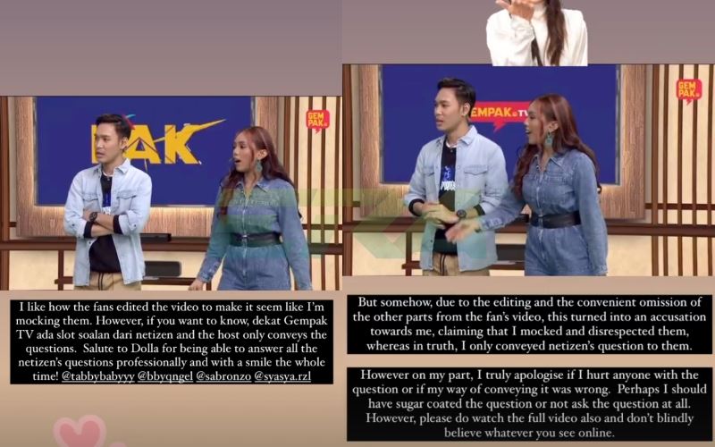 isha norsham kena ‘serang’ netizen, tiada niat merendahkan bakat dolla “jangan percaya benda online, tengok video penuh”