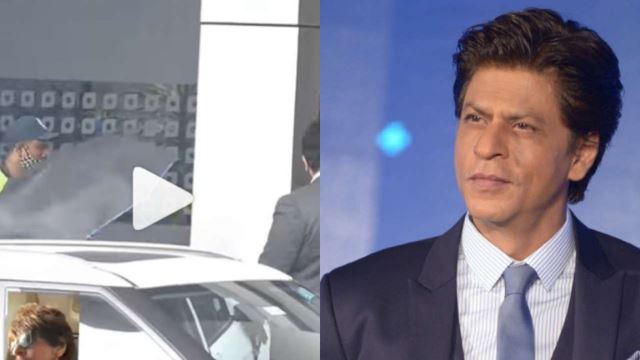 susulan kontroversi aryan khan, shah rukh khan ditemui menyorok bawah payung demi elak paparazi