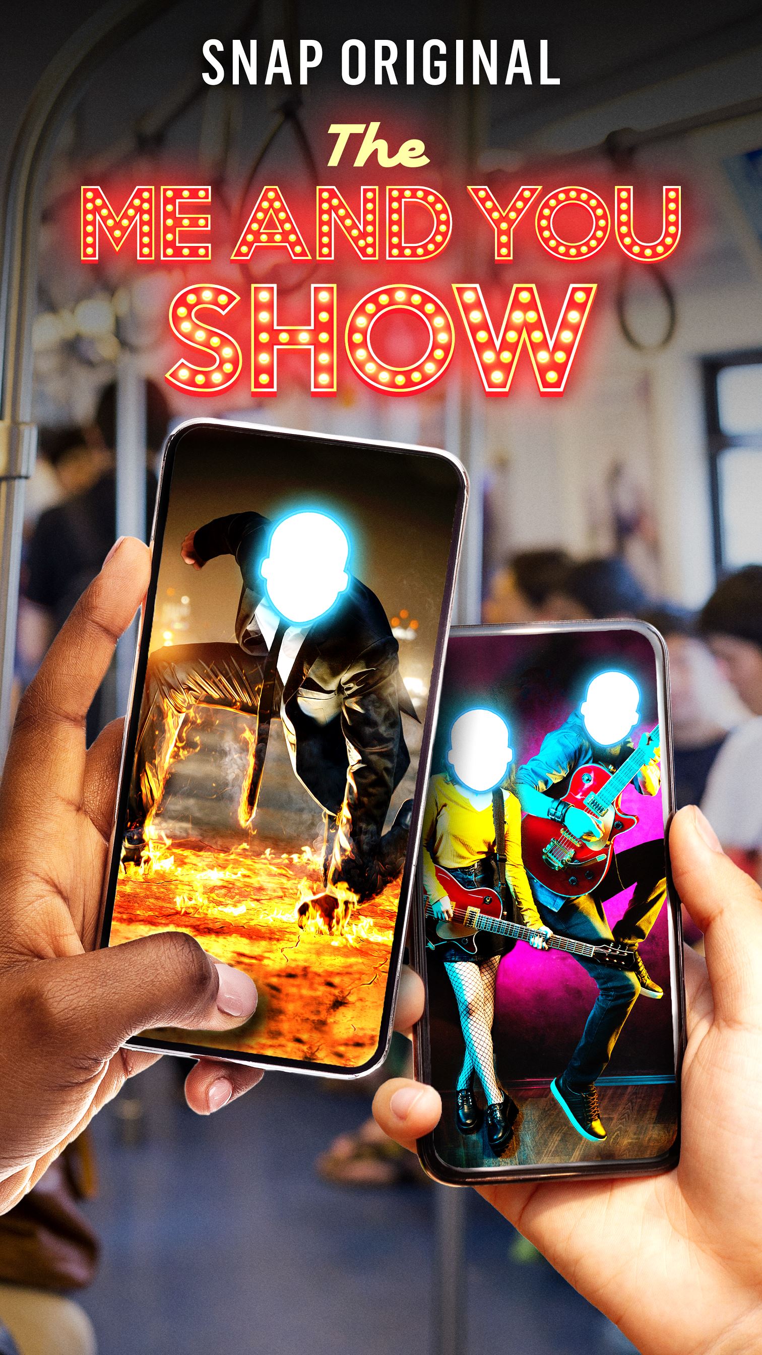 star in your own show via snapchat’s cameos!