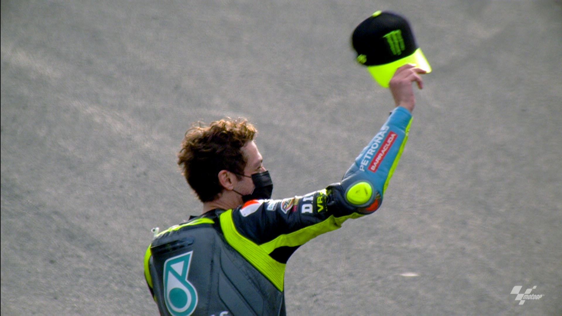valentino rossi bids goodbye to motogp