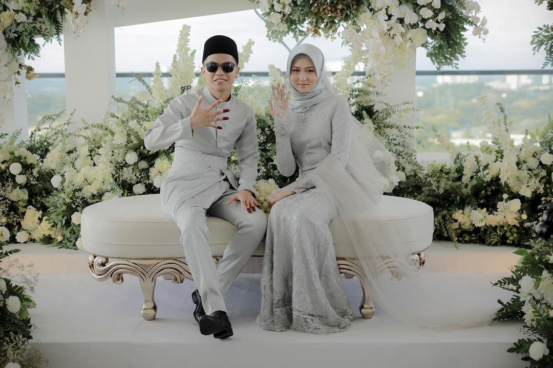 haqiem rusli sah bergelar suami anis sofea, hantaran rm100,00 dan cincin berlian hadiah buat isteri