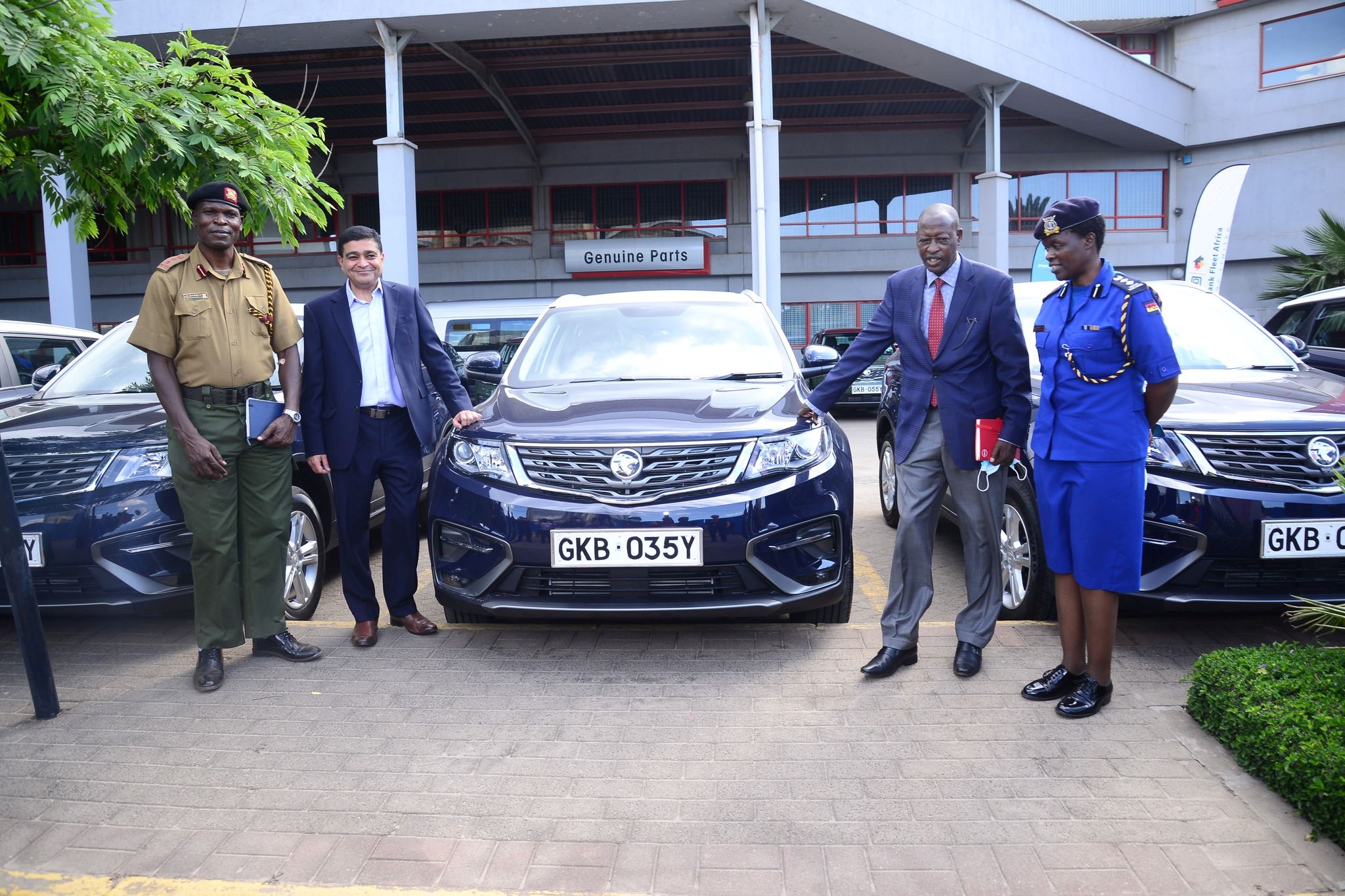 malaysia’s proton x70 becomes kenya police force official vehicle