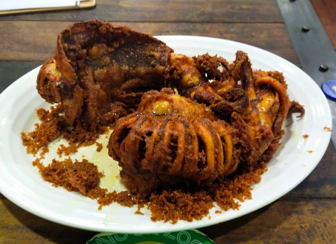 rm100 fresh sotong goreng at famous nasi kandar restaurant in penang went viral!