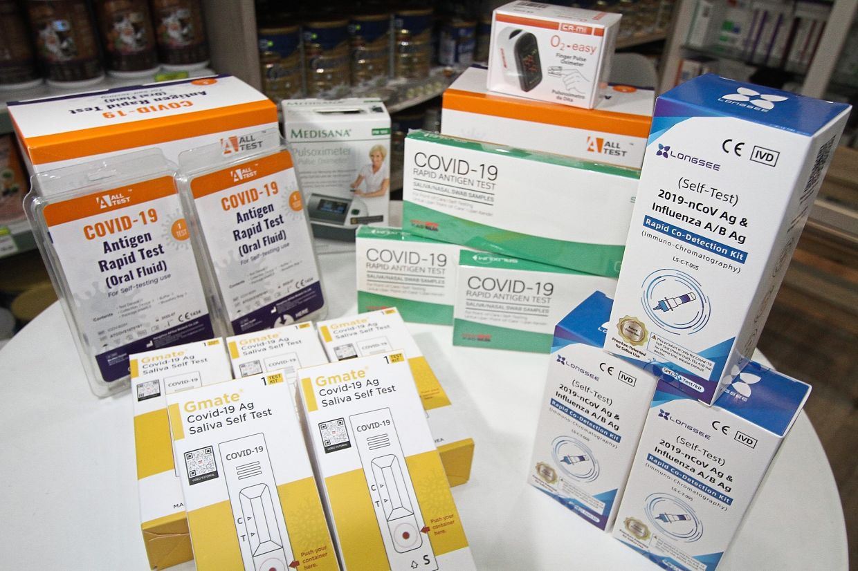 covid-19 self-test kits are going for less than rm5 now