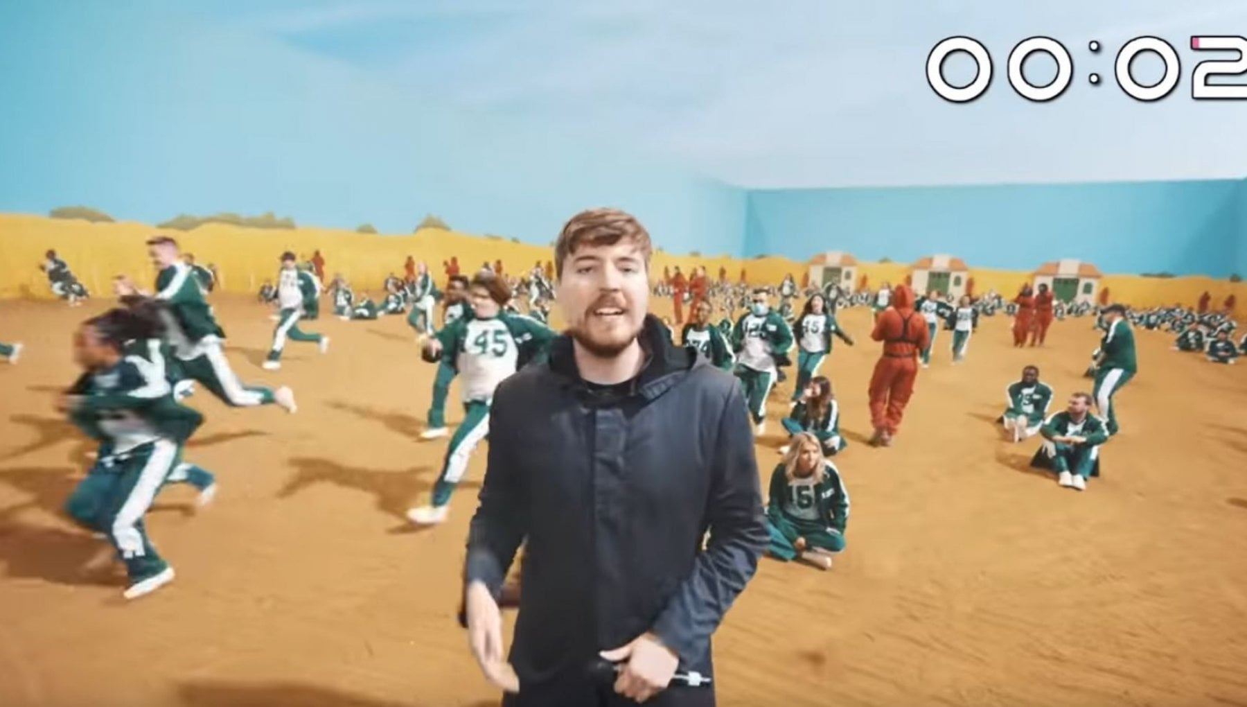 lelaki ini cipta semula semua permainan squid game di alam nyata!