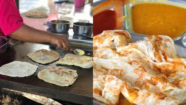terkejut! pelancong tak sangka roti canai kosong cecah rm4 sekeping