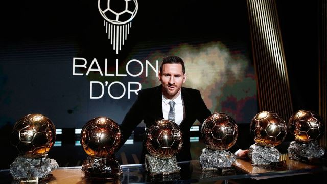 messi catat rekod kali ketujuh memenangi anugerah ballon d'or