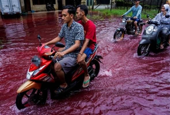 kejadian ‘banjir merah’ cetus tanda tanya penduduk kampung