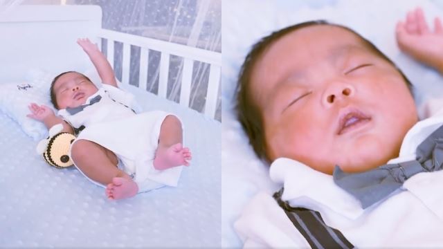 [video] comelnya! shuib akhirnya dedah wajah ayash affan selepas dua bulan kelahiran anak keempatnya