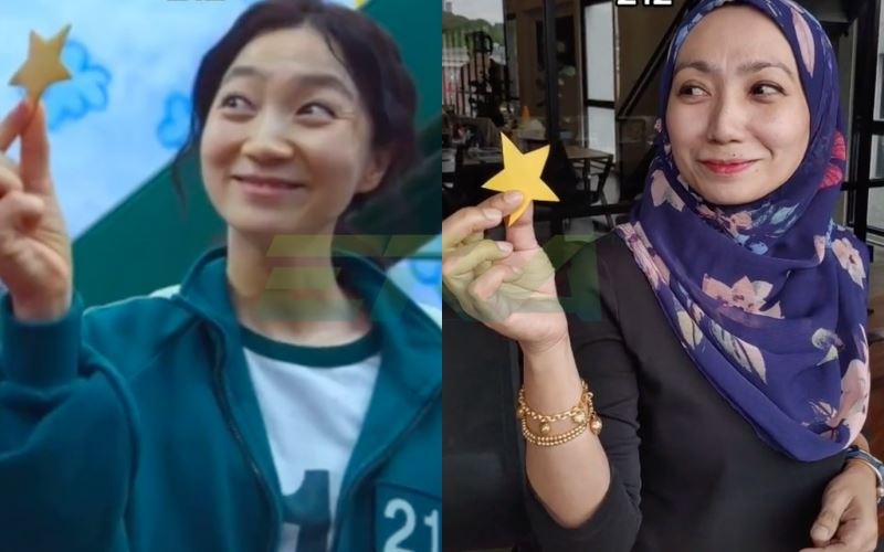 [video] wanita punyai wajah seiras pelakon ‘squid game’ kim joo ryung jadi tumpuan netizen, “saya tak sangka boleh viral”