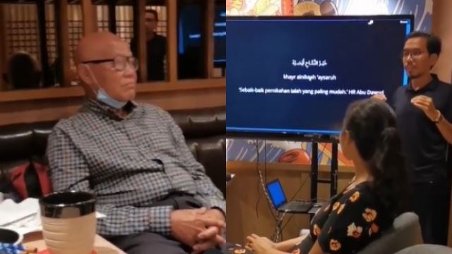 [video] lelaki berani lamar kekasih ketika pembentangan ‘powerpoint’ di hadapan bakal mentua