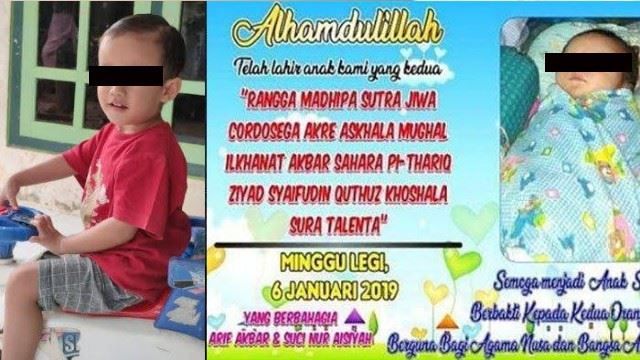 surat kepada presiden sebab nama anak panjang 