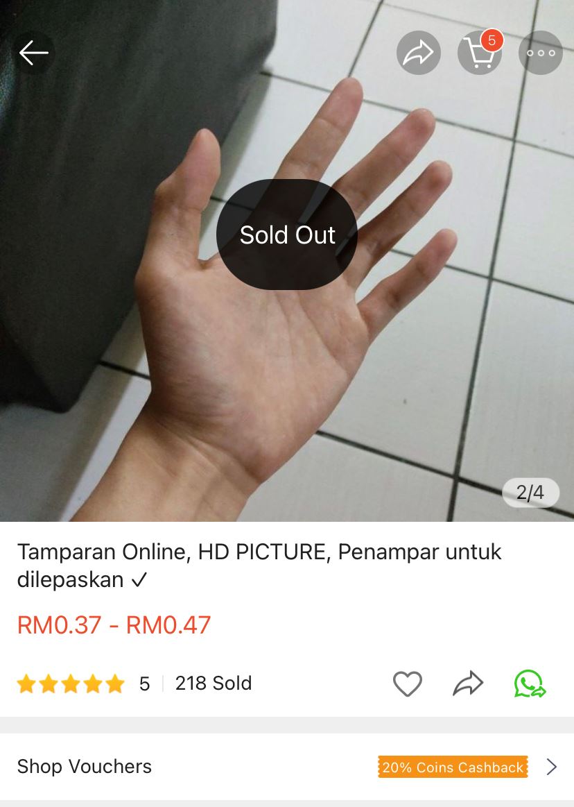 sabahan sells “virtual slaps” online, over 200 slaps sold so far!