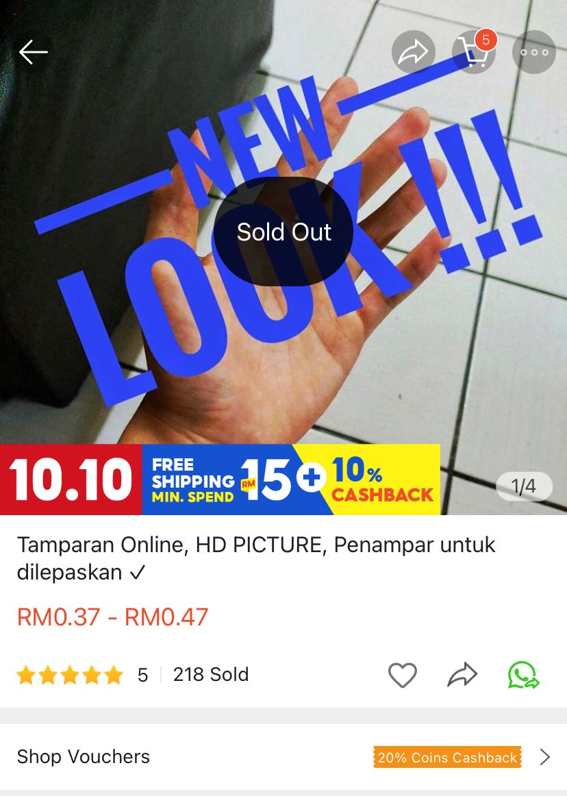 sabahan sells “virtual slaps” online, over 200 slaps sold so far!