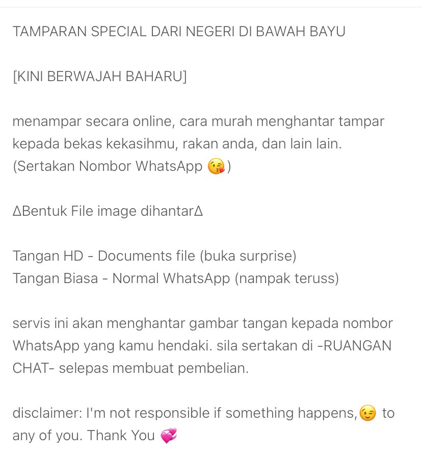 sabahan sells “virtual slaps” online, over 200 slaps sold so far!