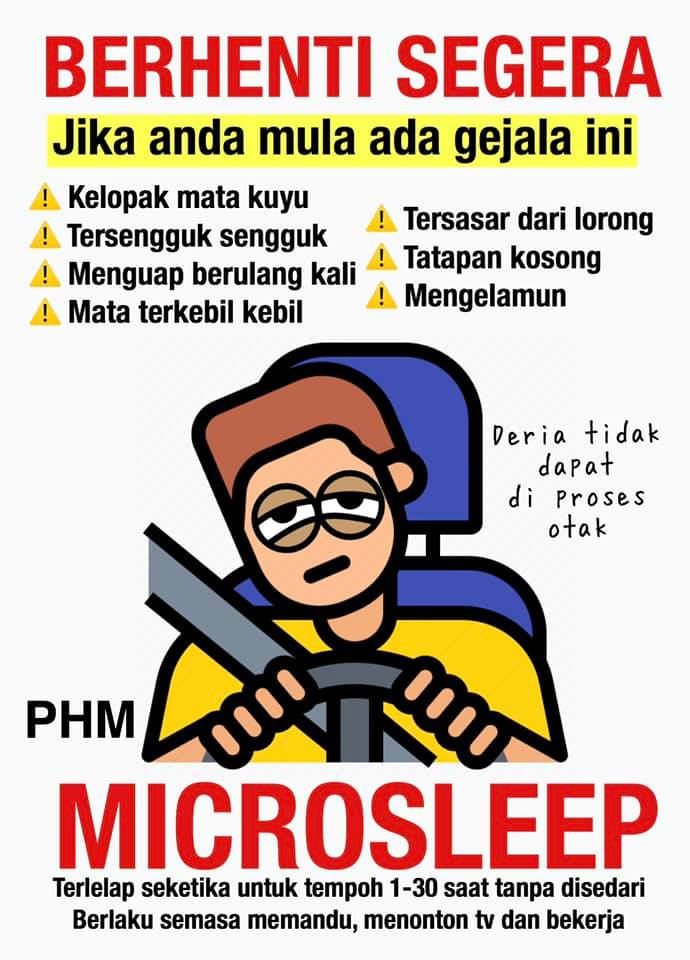 awas jika ada tanda ini masa memandu, maut boleh terjadi sekelip mata!