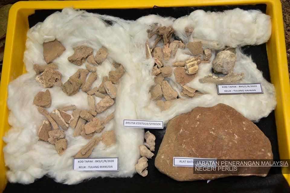 so cool! 10,000-year-old fossils, skeletons and drawings found in perlis