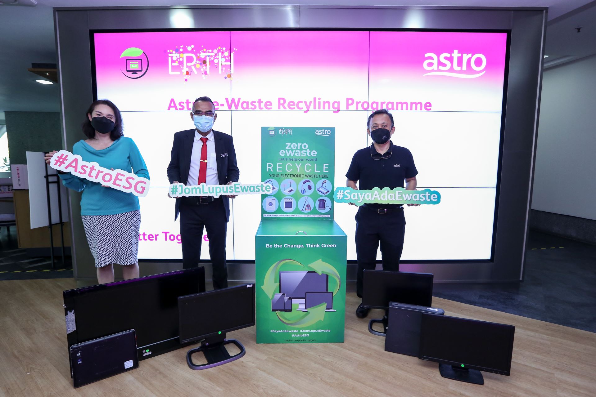 astro strengthens commitment to waste reduction with e-waste recycling programme with staff