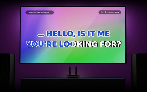 Popsical Remix home karaoke set connect to TV