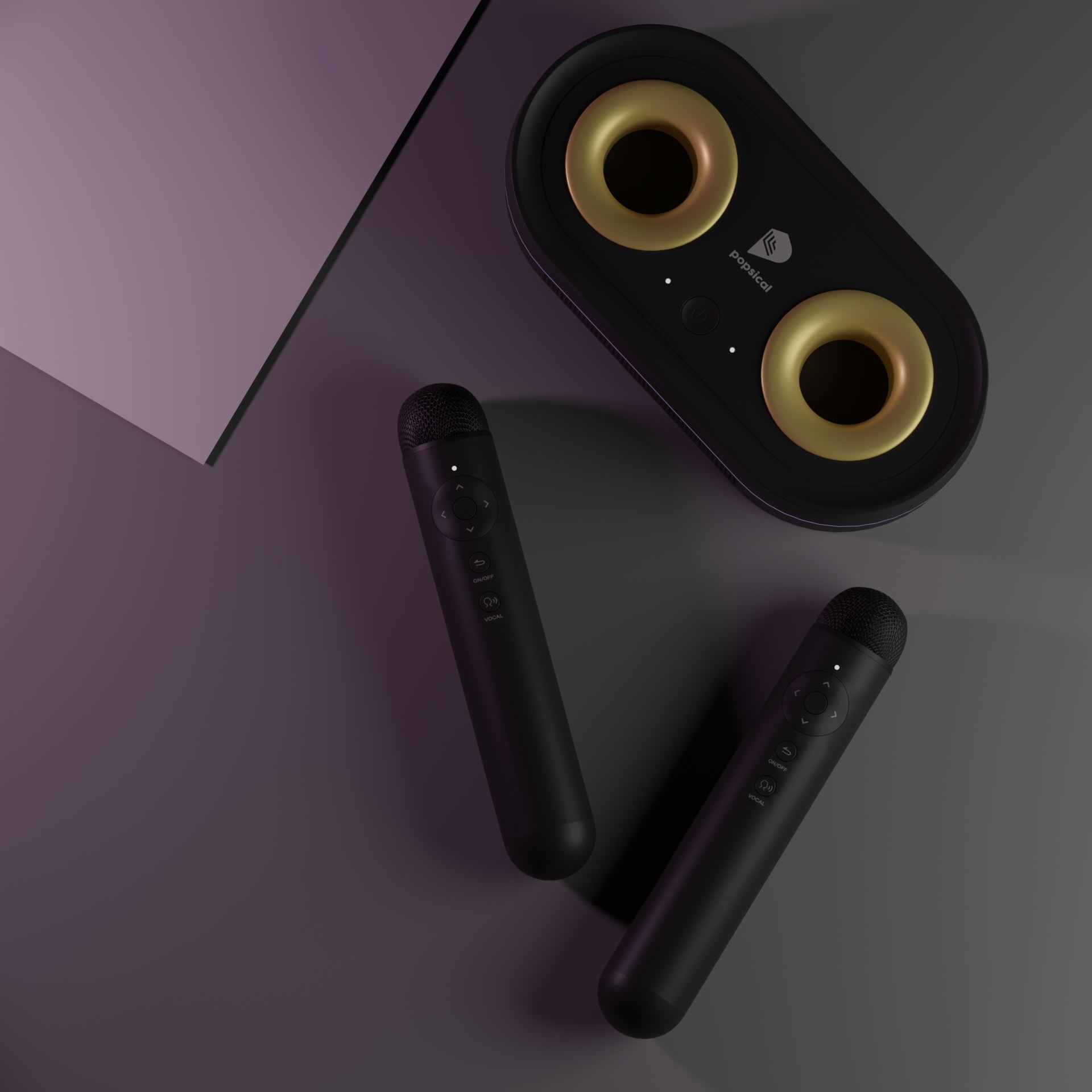 Popsical Remix home karaoke wireless rechargeable microphone