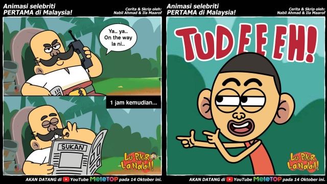 nabil ahmad hidupkan kembali animasi kanak-kanak zaman dahulu dalam ‘lu pikir la nabil’