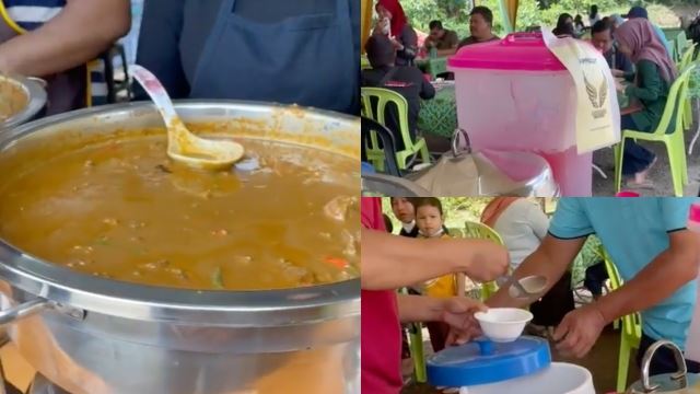 “ingat kenduri kahwin siapa tadi”, netizen kagum warung tarik pelanggan rasa suasana seakan di majlis perkahwinan