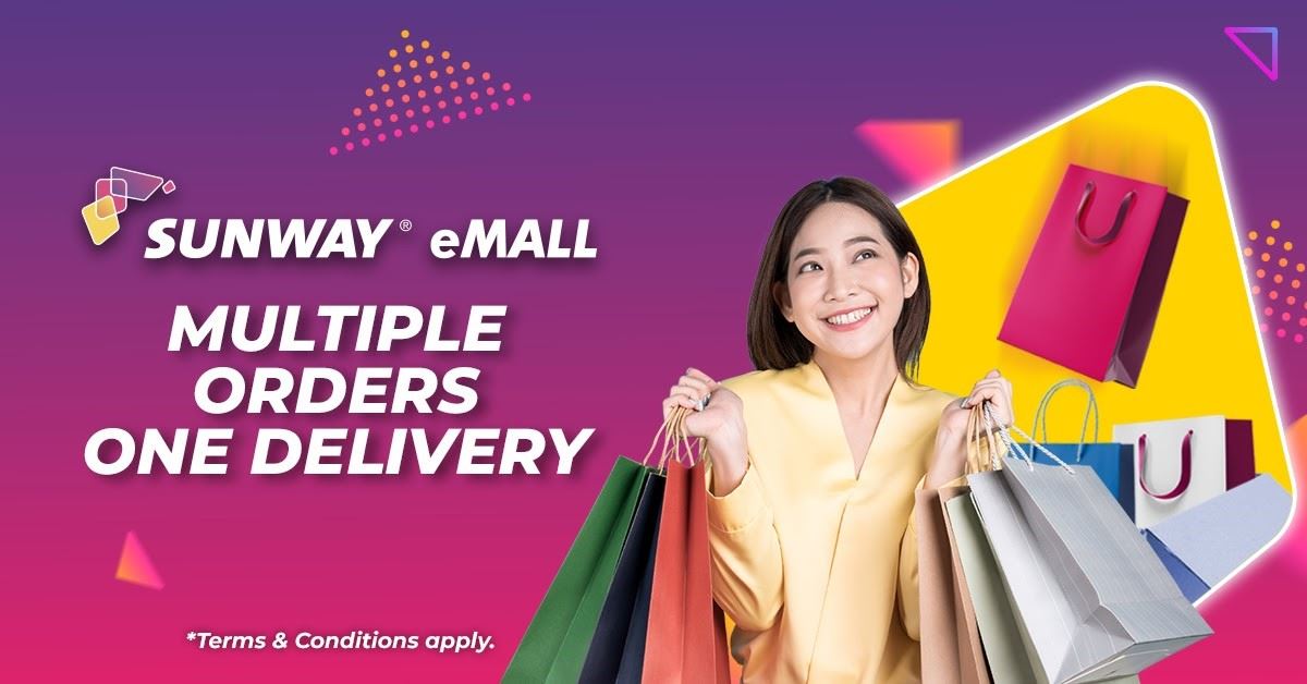 Sunway eMall multiple orders one delivery