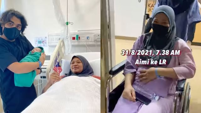 issey dan isteri timang cahaya mata, anak merdeka lahir pada tarikh keramat