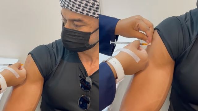 “saya cucuk tadi, ketar tangan”, petugas kesihatan ‘nervous’ cucuk vaksin covid-19 di lengan norman hakim