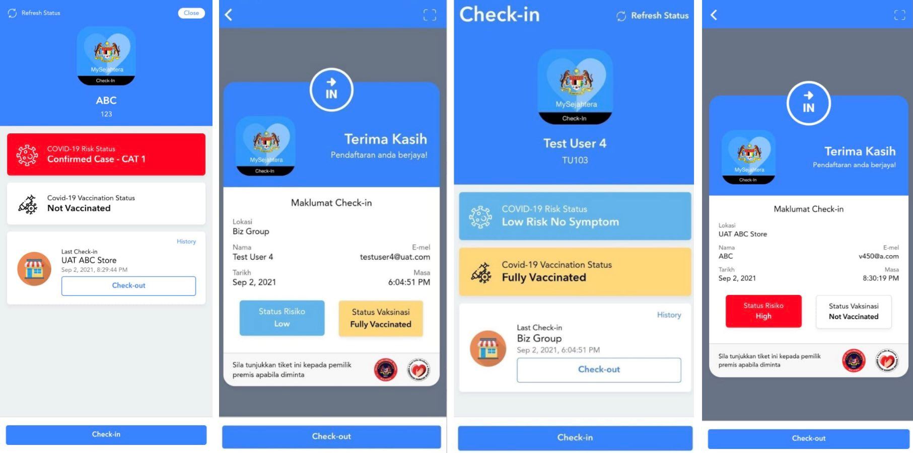 mysejahtera tampil dengan fungsi baharu, papar status vaksinasi dan risiko pengguna