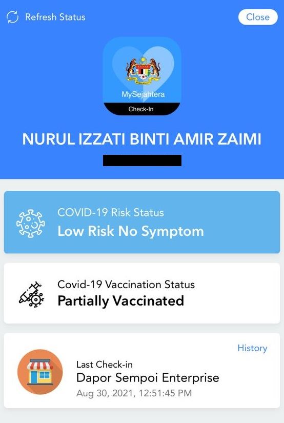 ada ciri baru di mysejahtera!